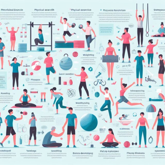 Salud Hoy: Una Guía para el Bienestar Integral 3 Médico Venezuela Infografía de varias imágenes con variedad de ejercicio físico que pueden practicarse para mantener la salud hoy