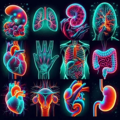 Infectólogo 3 Médico Venezuela Collage Anatomía